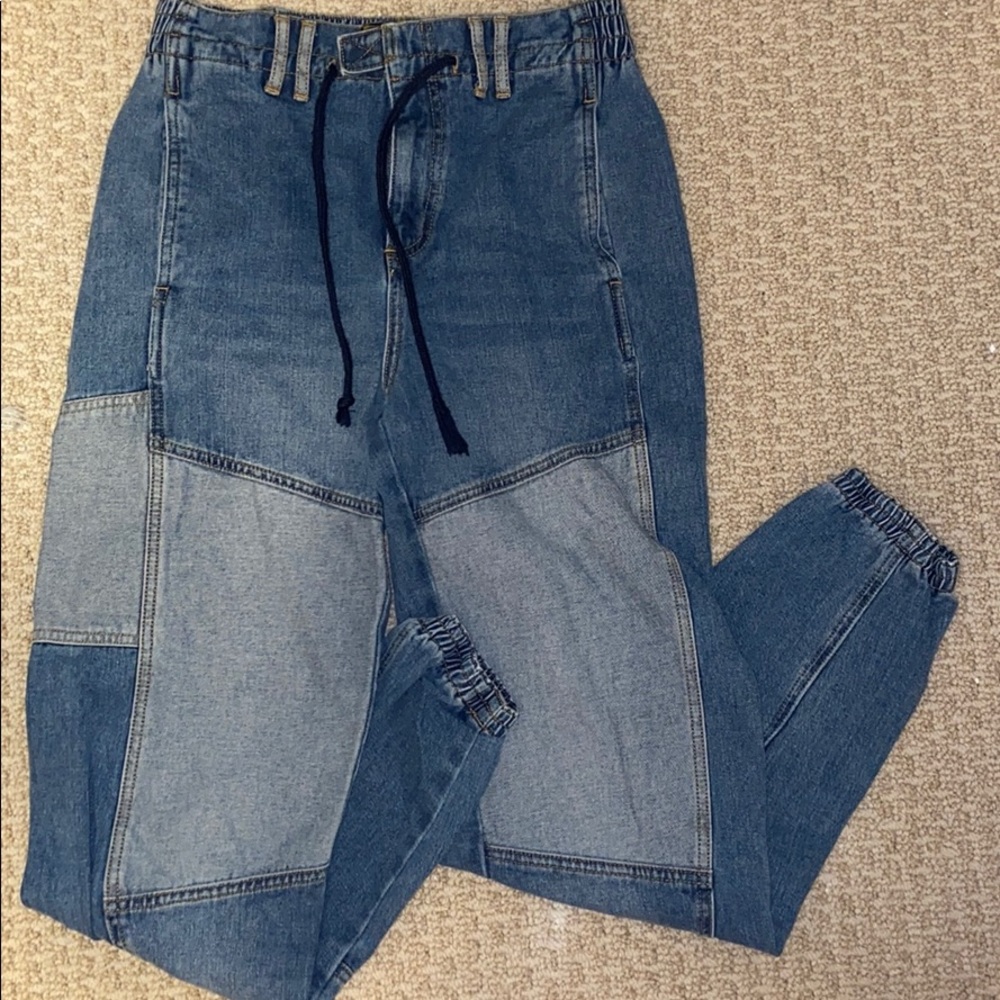 Patchwork Bdg Jeans - image 1